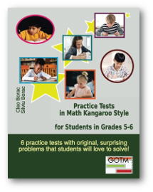 6 Practice Tests in Math Kangaroo Style for Students in Grades 5 and 6